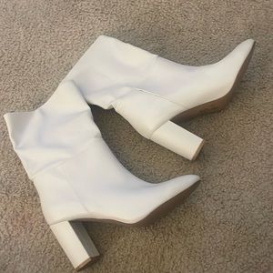 Winter white Mid calf boots BNWT